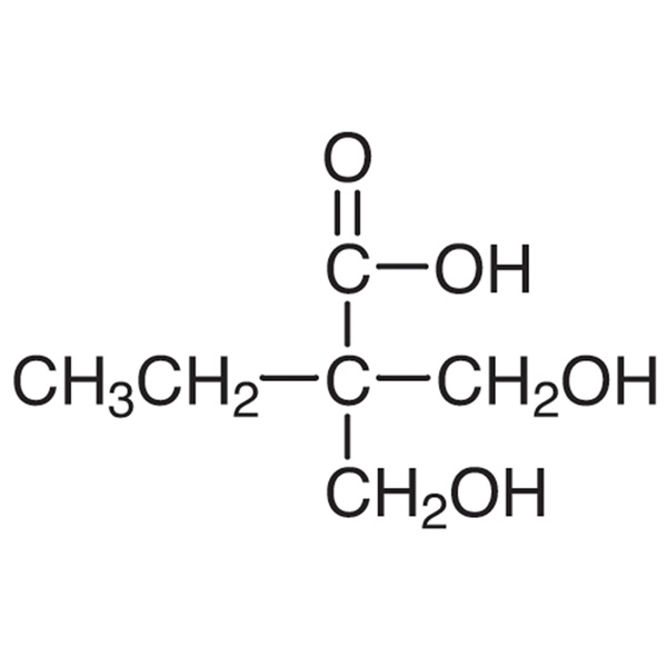 2,2-Bis(hydroxymethyl)butyric Acid (DMBA) CAS 10097-02-6 Purity >99.0% (HPLC)