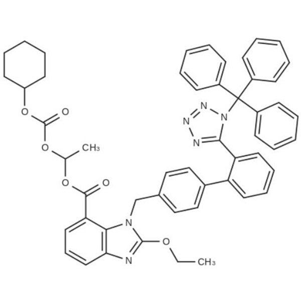 Trityl Candesartan Cilexetil CAS 170791-09-0 Purity >98.0% (HPLC) Factory